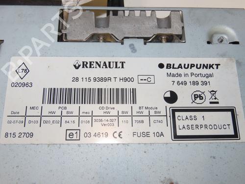 Radio RENAULT MEGANE III Coupe (DZ0/1_) 1.5 dCi (DZ0B) | BP17514674E6 
