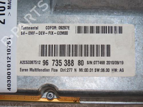 Used Display monitor CITROËN C3 II (SC_) 1.6 HDi (92 hp) 25207622