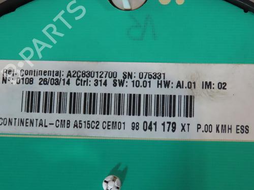 Used Instrument cluster CITROËN C3 II (SC_) 1.2 VTi 82 (82 hp) 28068129