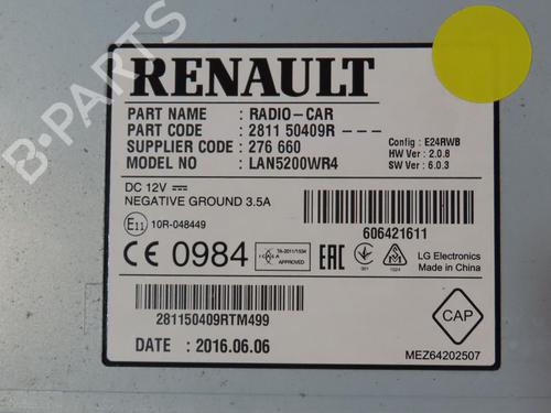 Used Radio RENAULT TRAFIC III Van (FG_) 1.6 dCi 115 (FGMD) (116 hp) 29551463