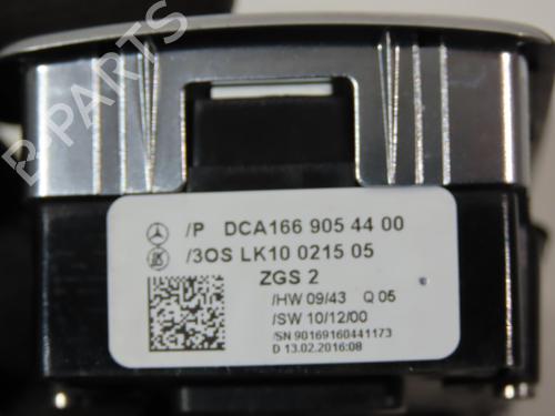 Used Mirror switch MERCEDES-BENZ A-CLASS (W176) A 200 CDI / d (176.008) (136 hp) 16400386