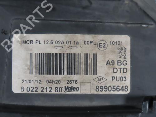 Right headlight PEUGEOT 208 I (CA_, CC_) 1.4 HDi | BP32200575C29