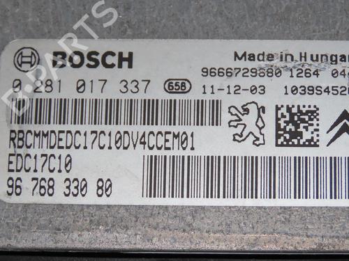 Engine control unit (ECU) CITROËN C3 II (SC_) 1.4 HDi 70 (SC8HZC, SC8HR0, SC8HP4) | BP24157880M57 - Image 2