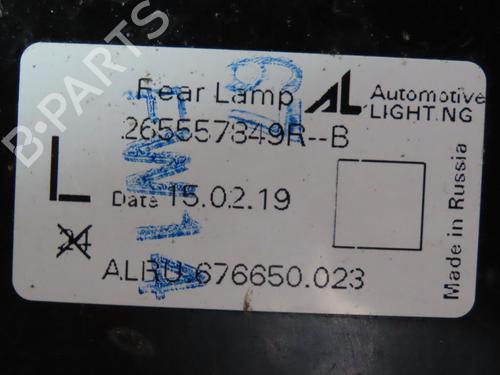 Used Left taillight RENAULT CAPTUR I (J5_, H5_) 1.3 TCe 150 (J5NK, J5JS) (150 hp) 29442481