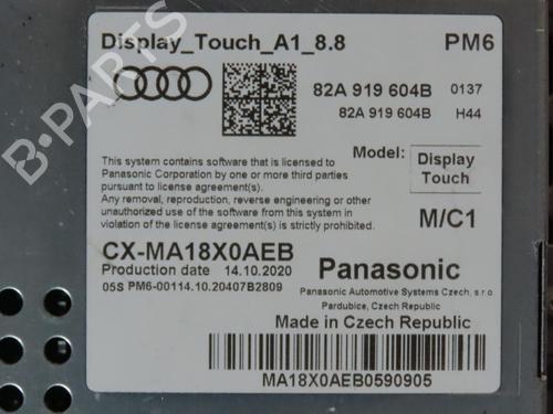 Used Display monitor AUDI A1 CITY CARVER (GBH) 30 TFSI (110 hp) 29758785