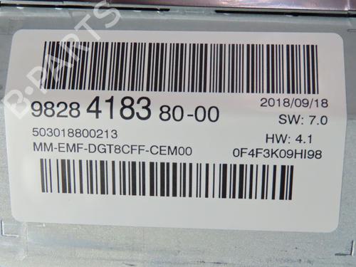 Display monitor PEUGEOT 3008 II SUV (MC_, MR_, MJ_, M4_) 1.2 THP/ PureTech 130 (MRHNSM, MRHNSU, MRHNSJ, MRHNYW,... | BP28206270C48 