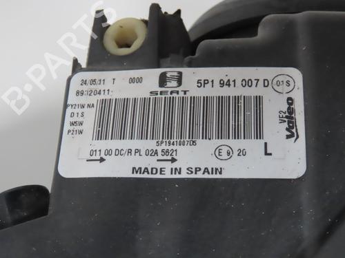 Left headlight SEAT ALTEA (5P1) 1.6 TDI | BP18317064C28 