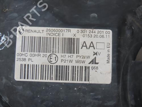 Left headlight RENAULT MEGANE III Hatchback (BZ0/1_, B3_) 1.9 dCi (BZ0N, BZ0J) | BP38298251C28 - Image 5