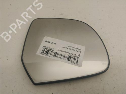 Used Right mirror glass DACIA DUSTER (HS_) 1.5 dCi (HSMC) (107 hp) 15625293