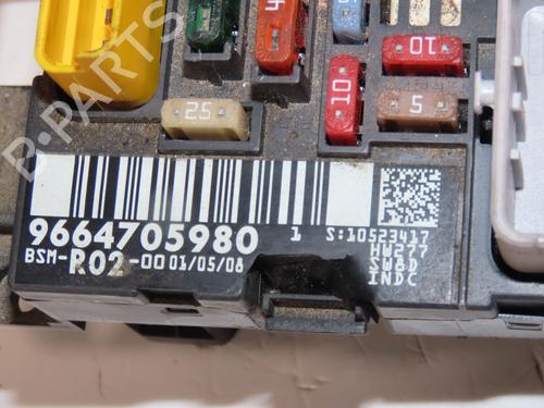 Fuse box CITROËN C4 Picasso I MPV (UD_) 1.6 HDi | BP32486876E1