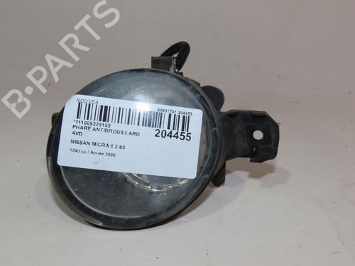 Used Right front fog light NISSAN MICRA III (K12) 1.2 16V (80 hp) 20696252