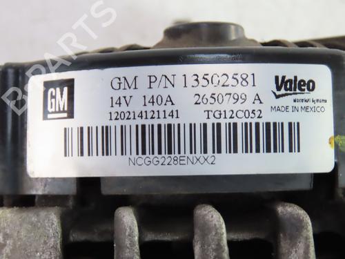 Alternator OPEL INSIGNIA A (G09) 2.0 CDTI (68) | BP33808575M7 - Image 4