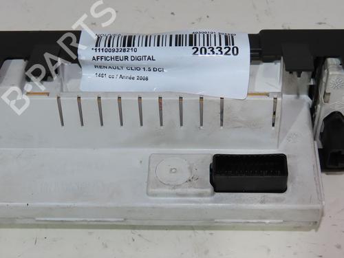 Used Display monitor RENAULT CLIO III (BR0/1, CR0/1) 1.5 dCi (C/BR0G, C/BR1G) (68 hp) 23161468