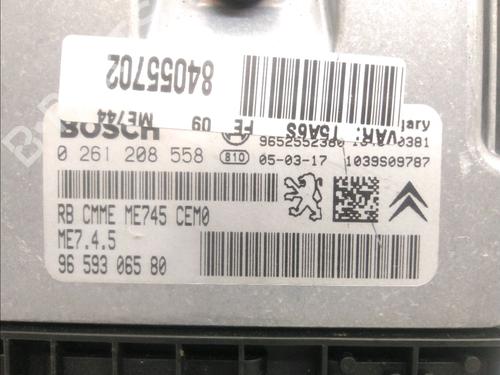 Engine control unit (ECU) PEUGEOT 307 (3A/C) 1.6 16V | BP15276313M57 