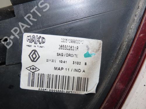 Used Right taillight RENAULT CLIO IV (BH_) 0.9 TCe 90 (BHNF, BHMA, BHMH, BHJK, BHJR) (90 hp) 19748273