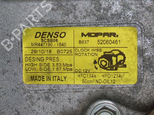 AC compressor ABARTH 500 / 595 / 695 1.4 (312.AXF11, 312.AXF1A) | BP31576207M34 