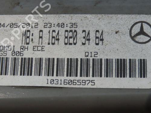 Used Right taillight MERCEDES-BENZ GL-CLASS (X164) GL 450 CDI 4-matic (164.828) (306 hp) 29758895