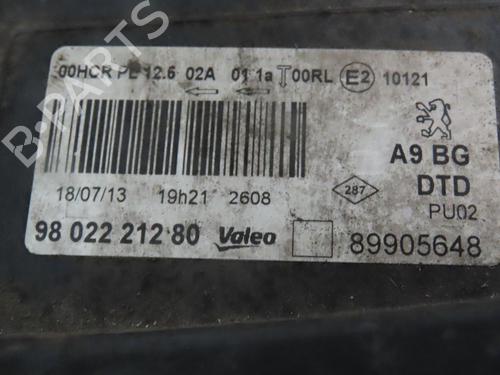 Right headlight PEUGEOT 208 I (CA_, CC_) 1.2 VTI 82 | BP29137238C29 