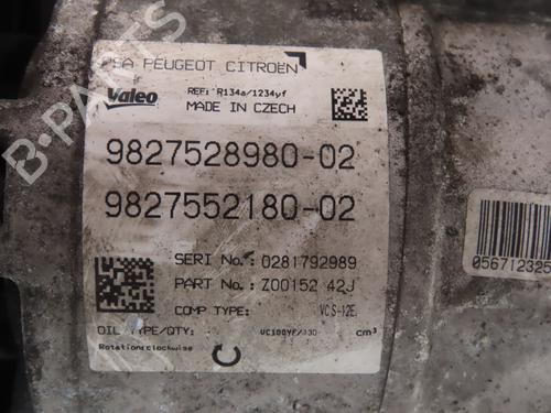 AC compressor PEUGEOT 308 II (LB_, LP_, LW_, LH_, L3_) 1.5 BlueHDI 100 | BP28206231M34 
