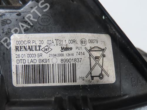 Right headlight RENAULT LAGUNA III (BT0/1) 3.0 dCi (BT03, BT13) | BP37480178C29 - Image 2