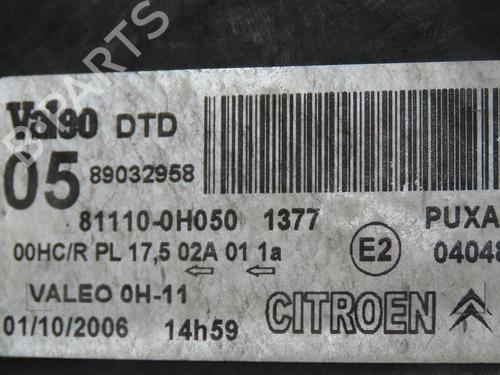 Used Right headlight CITROËN C1 (PM_, PN_) 1.0 (68 hp) 29929908