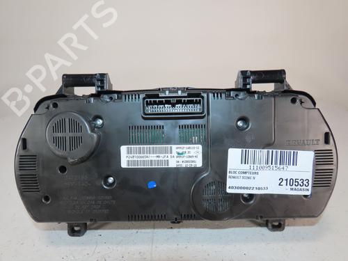 Used Instrument cluster RENAULT SCÉNIC IV (J9_) 1.3 TCe 140 (140 hp) 29137124