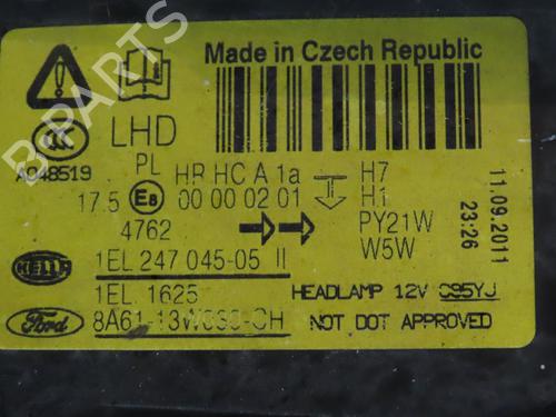 Used Left headlight FORD FIESTA VI (CB1, CCN) 1.6 TDCi (95 hp) 28526461