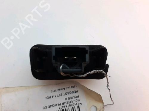 Used Licence plate light PEUGEOT 207 (WA_, WC_) 1.4 HDi (68 hp) 14900245