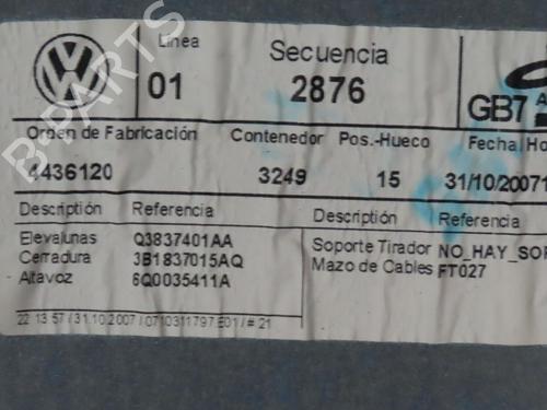 Used Front left window mechanism VW POLO IV (9N_, 9A_) 1.2 (60 hp) 29758814