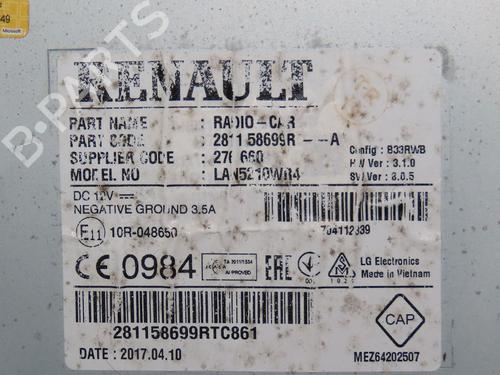 Radio RENAULT CLIO IV (BH_) 1.2 16V | BP23505806E6 