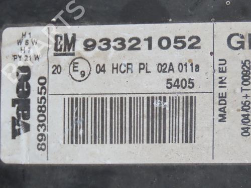 Left headlight OPEL MERIVA A MPV (X03) 1.7 DTI (E75) | BP30311732C28