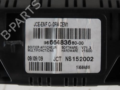 Used Display monitor CITROËN C5 III (RD_) 2.0 HDi (RDRHD8, RDRHDJ, RDRHR8, RDRHRJ) (136 hp) 30093156