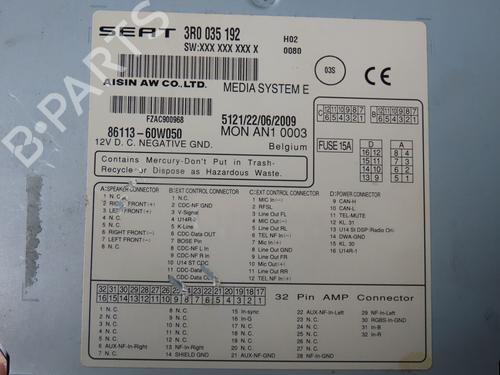 Used Radio SEAT EXEO ST (3R5) 2.0 TDI (143 hp) 30740404