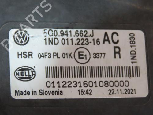 Faro antinebbia anteriore destri VW GOLF VII (5G1, BQ1, BE1, BE2) 1.6 TDI (105 hp) 27812444