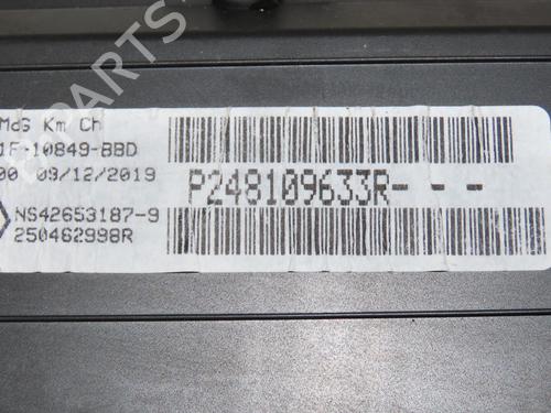 Instrument cluster RENAULT KANGOO Express (FW0/1_) 1.5 dCi 95 (FW16) | BP24487794C47
