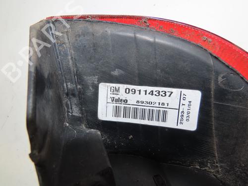 Used Right taillight OPEL CORSA C (X01) 1.2 (F08, F68) (75 hp) 19150126