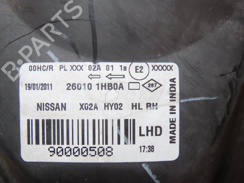 Right headlight NISSAN MICRA IV (K13K, K13KK) 1.2 | BP29872811C29