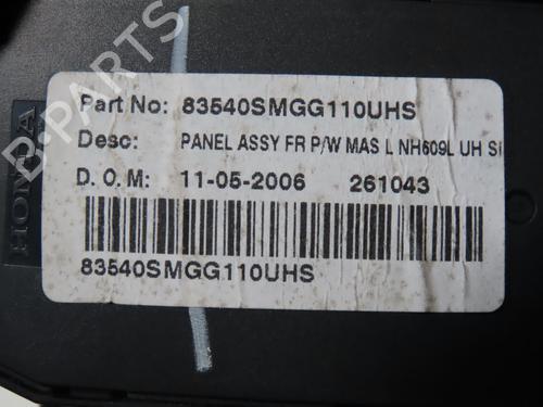 Used Left front window switch Left front window switch HONDA CIVIC VIII Hatchback (FN, FK) 2.2 CTDi (FK3) (140 hp) 32740430 32740430