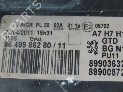 Left headlight PEUGEOT 207 (WA_, WC_) 1.4 HDi | BP29380490C28 