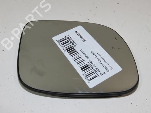 Used Right mirror glass SKODA FABIA I Combi (6Y5) 1.4 TDI (80 hp) 15723543