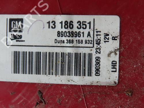 Højre baglygte OPEL CORSA D (S07) 1.2 (L08, L68) (80 hp) 28526466