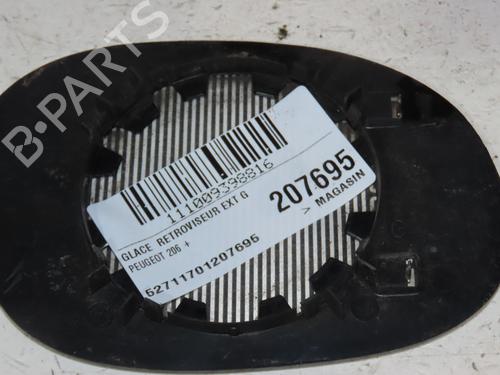 Used Left mirror PEUGEOT 206+ (2L_, 2M_) 1.4 i (2LKFWA, 2MKFWA) (75 hp) 23869539