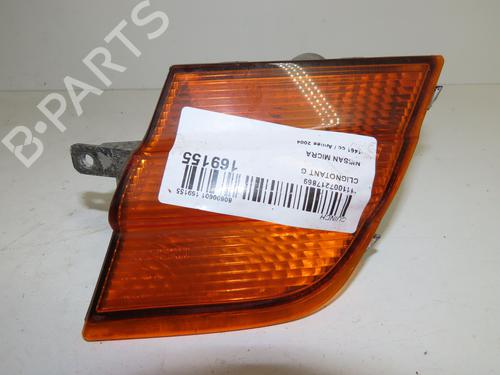Used Left front indicator NISSAN MICRA III (K12) 1.5 dCi (65 hp) 9015236