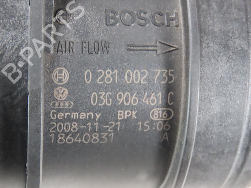 Mass air flow sensor VW GOLF VI (5K1) 2.0 TDI | BP25611071M95