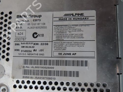 Used Radio Radio BMW 1 Convertible (E88) 120 i (170 hp) 36485546 36485546
