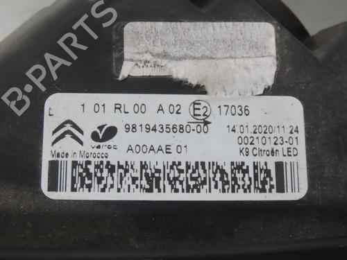 Left daytime light CITROËN BERLINGO (ER_, EC_) 1.5 BlueHDi 130 (ECYHZJ, ECYHZR) | BP31634687C104