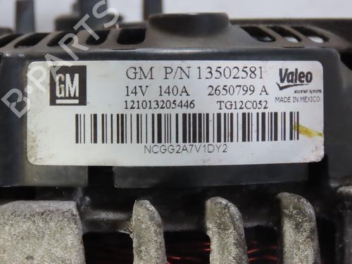 Alternator OPEL INSIGNIA A (G09) 2.0 CDTI (68) | BP31820586M7