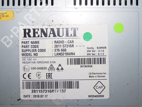Radio RENAULT CLIO IV (BH_) 1.5 dCi 75 | BP24651362E6