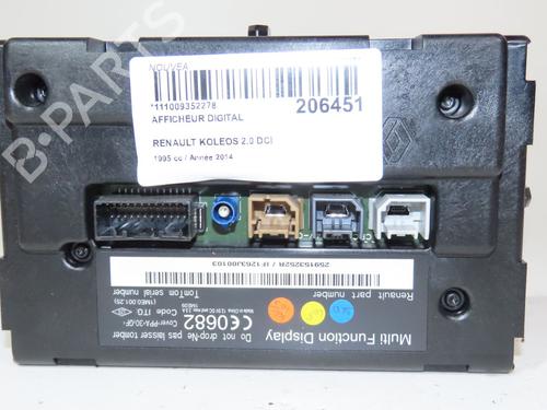 Display monitor RENAULT KOLEOS I (HY_) 2.0 dCi (HY0K) | BP24487860C48 
