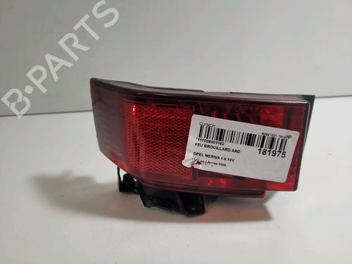 Used Rear fog light Rear fog light OPEL MERIVA A MPV (X03) 1.6 (E75) (105 hp) 9391868 9391868